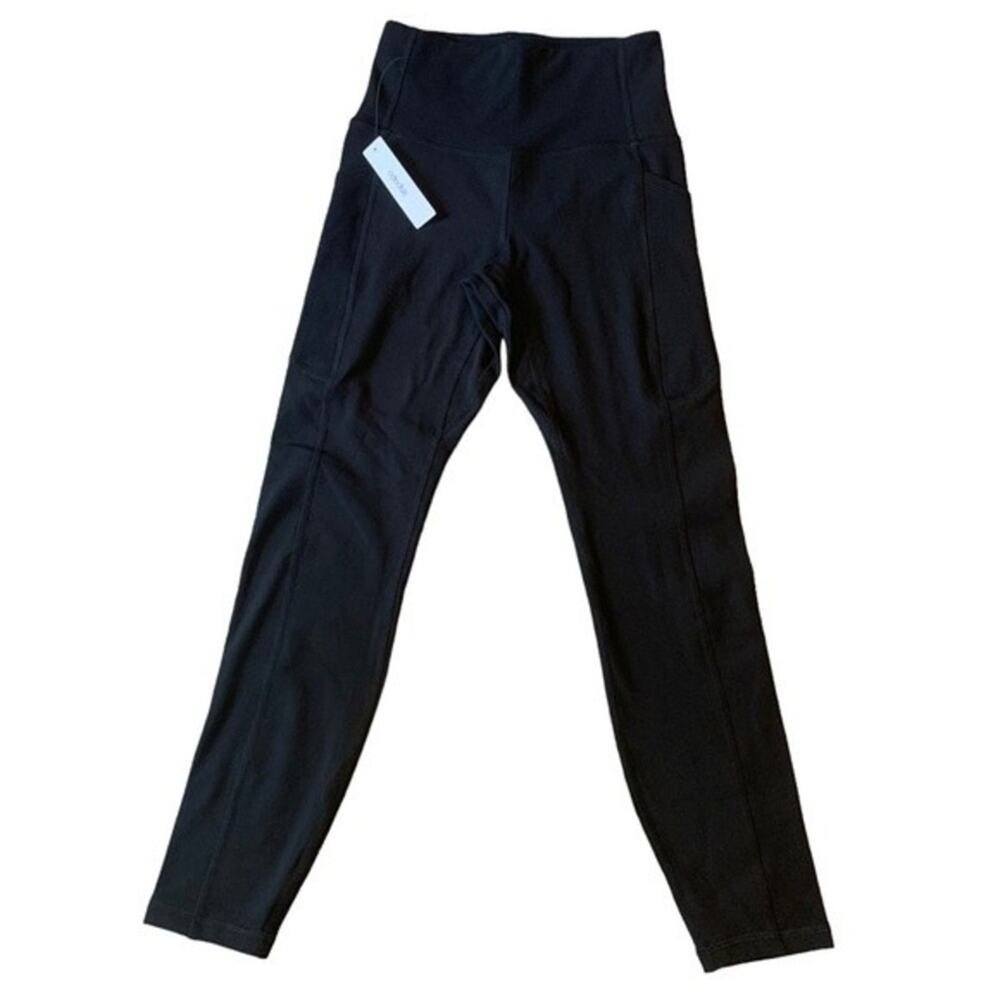 NWT Ododos Leggings High Waist 7/8 Length Activewear Black Size XS